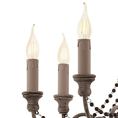 Подвесной потолочный светильник (люстра) COLCHESTER 49822 в интерьере