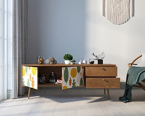 купить Комод "Berber" два ящика и две дверки 30 принт арт BB27/Print_30