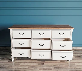 купить стильный Комод «Leontina» на девять ящиков арт ST9379 в интернет-магазине