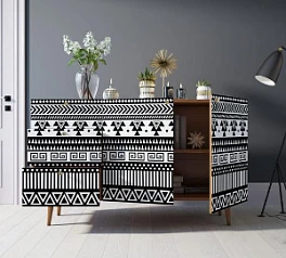 заказать Комод "Berber" с двумя дверками и ящиками принт 19 арт BB17/Print_19