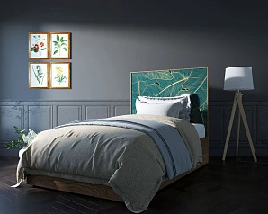 заказать стильные Кровать "Berber" 120х200 см принт 41 арт BB42/Print_41