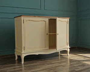 Комод "Leontina" бежевый с дверками арт ST9326 в интернет-магазине