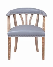 заказать Мягкий стул с подлокотниками Tanner Gray Leather в интернет-магазине