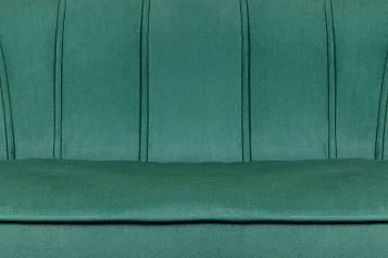 Диван ракушка для гостиниц Pearl Triple Green V2 в интерьере