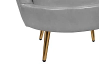 купить красивые Низкое кресло ракушка Pearl Grey V2 в интернет-магазине