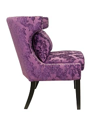 Мягкое полукресло с подлокотниками Suza Violet