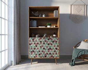 заказать Стеллаж с дверками "Berber" принт 26 арт BB26/Print_26