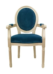 купить стильный Мягкий стул с подлокотниками Volker Arm Gold в интернет-магазине