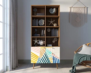 купить красивый Стеллаж на комоде "Berber" принт 42 арт BB44/Print_42 в интернет-магазине