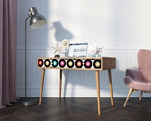 Стол рабочий "Berber" малый принт 37 арт BB32/Print_37 на заказ