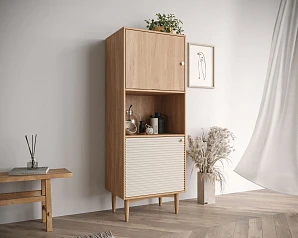 купить стильный Буфет узкий Bubble Solid арт BBL07S в интернет-магазине