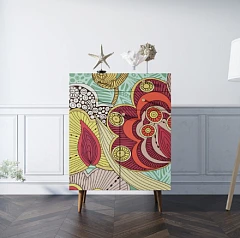 купить стильные Комод "Berber" большой принт 6 арт BB12/Print_06