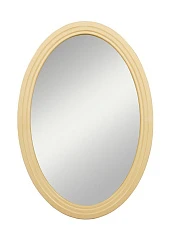 заказать стильное Бежевое овальное зеркало "Leontina" арт ST9333