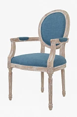 Мягкое полукресло с подлокотниками Diella Blue на заказ