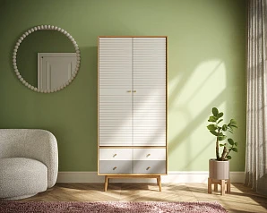 Шкаф в скандинавском стиле "Pollo" арт POL18