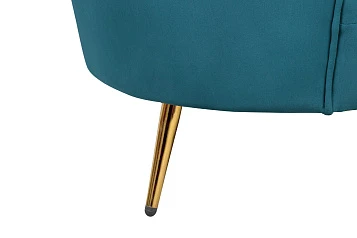 Диван ракушка для гостиниц Pearl Triple Marine Velvet