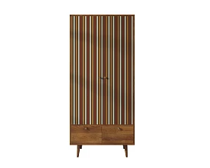 Шкаф двухстворчатый "Berber" принт 20 арт BB16/Print_20 в интерьере