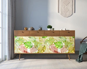 фото Комод "Berber" четыре дверки и четыре ящика 29 принт арт BB25/Print_29