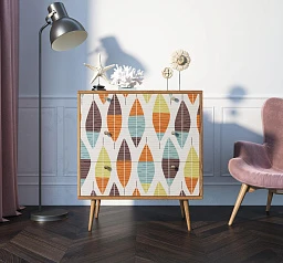 заказать стильные Комод "Berber" три ящика 48 принт арт BB40/Print_48