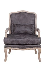 Мягкое полукресло с подлокотниками Nitro Brown V2 в интерьере