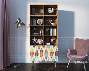 красивый Стеллаж на комоде "Berber" принт 48 арт BB44/Print_48 в интернет-магазине