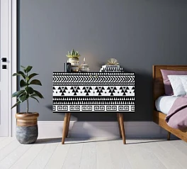 Комод на высоких ножках "Berber" малый принт 19 арт BB13/Print_19 в интернет-магазине