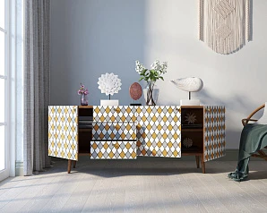 купить красивые Комод "Berber" удлиненный принт 22 арт BB11/Print_22 в интернет-магазине