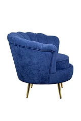 купить красивое Низкое кресло ракушка Pearl синий