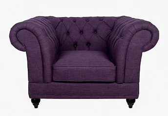 Низкое кресло Dasen Purple в интерьере