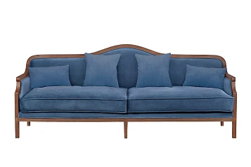 красивый Диван с высокой спинкой Madesta Blue