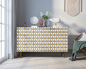 заказать Комод "Berber" с двумя дверками и ящиками принт 22 арт BB17/Print_22