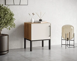 купить стильные Тумбочка с дверкой "Nicole" NLN08 Белый