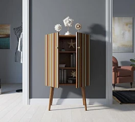 заказать Комод на высоких ножках "Berber" 20 принт арт BB09/Print_20 в интернет-магазине