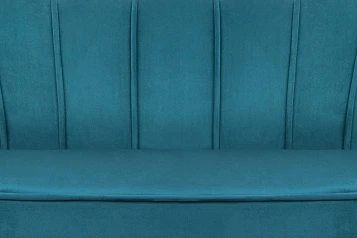 купить Диван для гостиниц Pearl Triple Marine Velvet на черных ножках