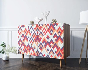 купить стильные Комод "Berber" две дверки 2 принт арт BB04/Print_02 в интернет-магазине