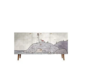 Комод "Berber" с ящиками арт BB14/Print_51