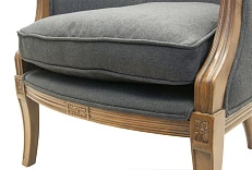 красивое Полукресло Tous Dark Grey на заказ