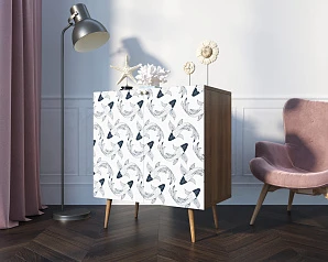 купить Комод "Berber" две дверки малый 36 принт арт BB38/Print_36