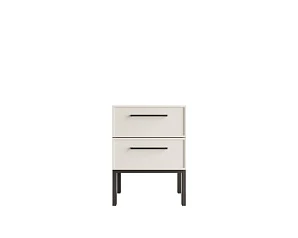 Тумбочка с двумя ящиками "Nicole" арт NEM16 Белый в интернет-магазине