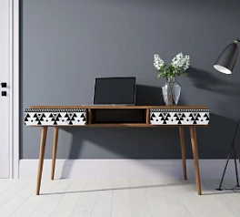 купить красивый Стол рабочий "Berber" принт 19 арт BB18/Print_19 в интернет-магазине