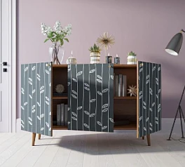 купить Комод "Berber" три дверки 18 принт арт BB01/Print_18 в интернет-магазине