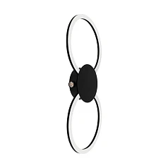 заказать 902124 Светодиодный светильник настенно-потолочный VENTICELLO 1, 20W 0,91W(LED LED), 3000K, 2400 135lm, алюминий, черный, белый в интернет-магазине