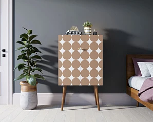 стильные Комод на высоких ножках "Berber" 17 принт арт BB09/Print_17