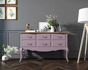красивые Консоль "Leontina Lavanda" 6 ящиков арт ST9358L