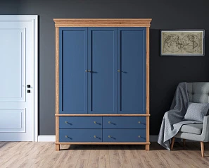 заказать Шкаф трехстворчатый "Jules Verne" из березы и ясеня арт JV27/3ETGYB в интернет-магазине