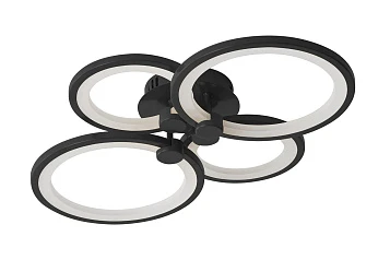 Светильник Oris 4 rings black в интернет-магазине