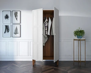 Шкаф "Andersen" двухстворчатый арт AN09WH в интерьере