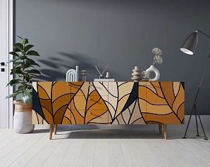 стильный Комод "Berber" удлиненный принт 08 арт BB11/Print_08 на заказ