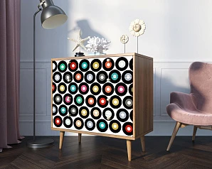 купить стильные Комод "Berber" пять ящиков 37 принт арт BB36/Print_37