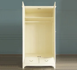 Бежeвый двухстворчатый шкаф "Olivia"   арт GA2004C